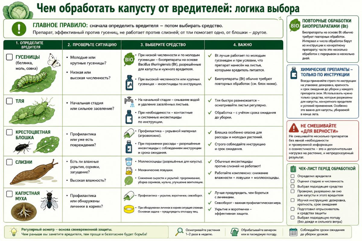 8 вредителей капусты: как обнаружить, чем обработать и как не потерять урожай