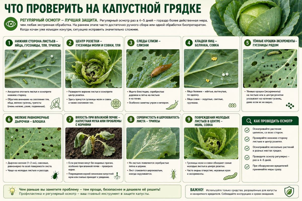 8 вредителей капусты: как обнаружить, чем обработать и как не потерять урожай