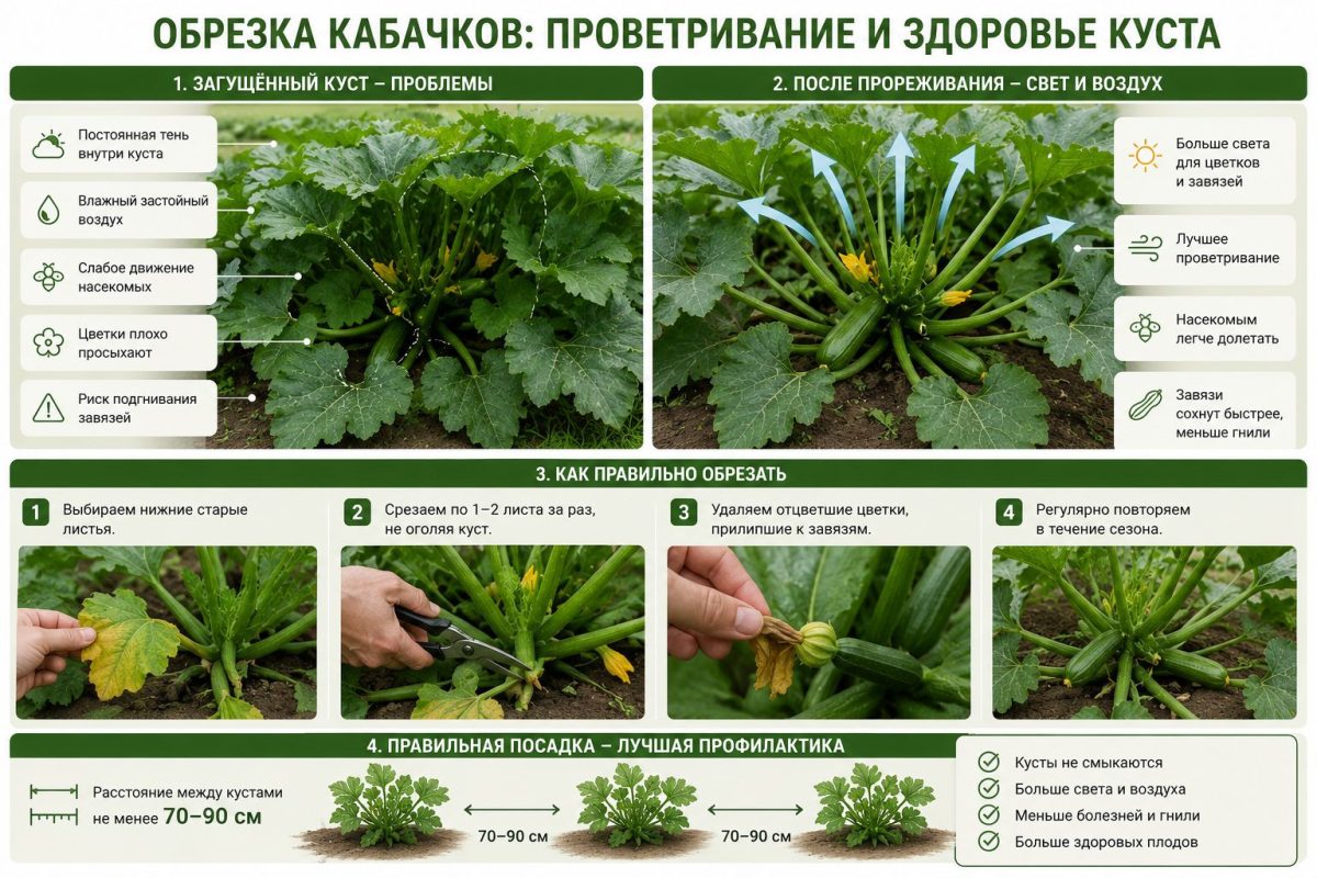 Кабачки цветут, а плодов нет: 7 причин пустоцвета и плохой завязи