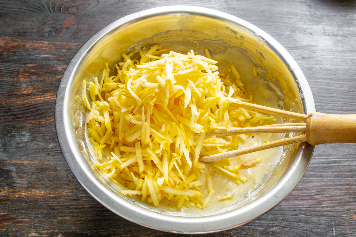 Кексы с голубикой и яблоками Кексы с голубикой и яблоками