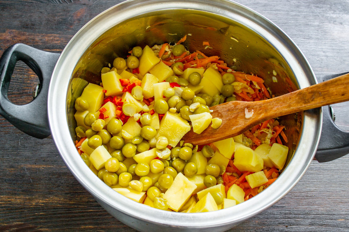 Вкусный обед за 20 минут: куриный суп с зелёным горошком Вкусный обед за 20 минут: куриный суп с зелёным горошком